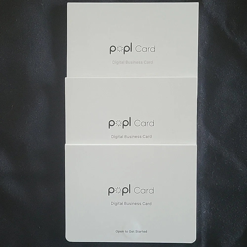 New Popl Digital Business Card